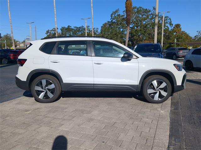 new 2025 Volkswagen Taos car, priced at $27,010