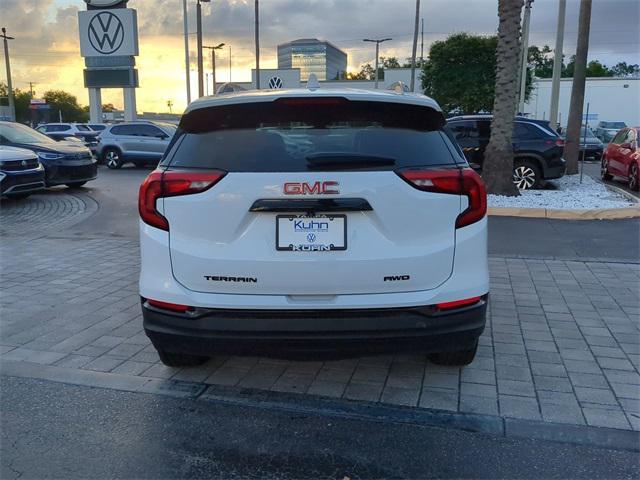 used 2021 GMC Terrain car, priced at $17,990