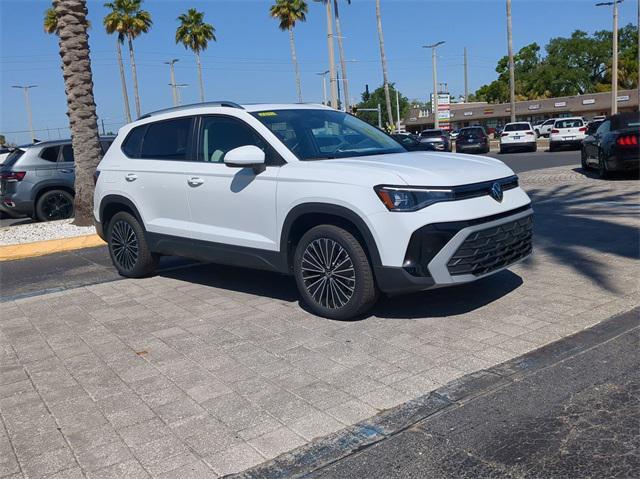 new 2025 Volkswagen Taos car, priced at $29,028