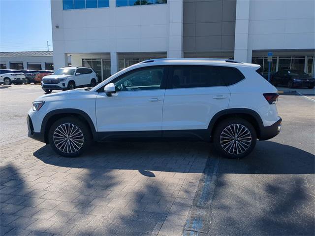 new 2025 Volkswagen Taos car, priced at $29,028