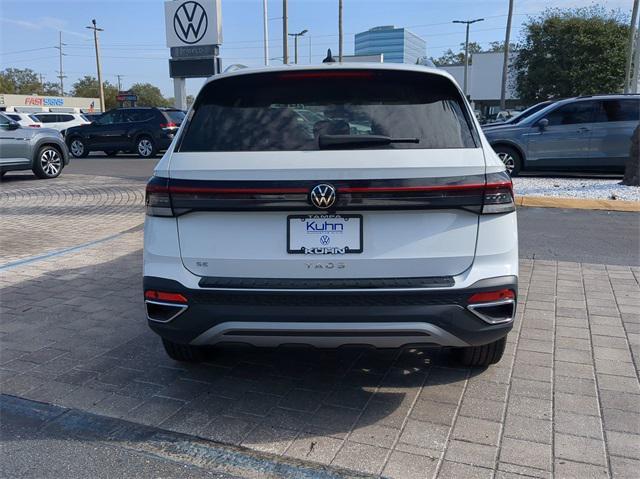 new 2025 Volkswagen Taos car, priced at $28,496