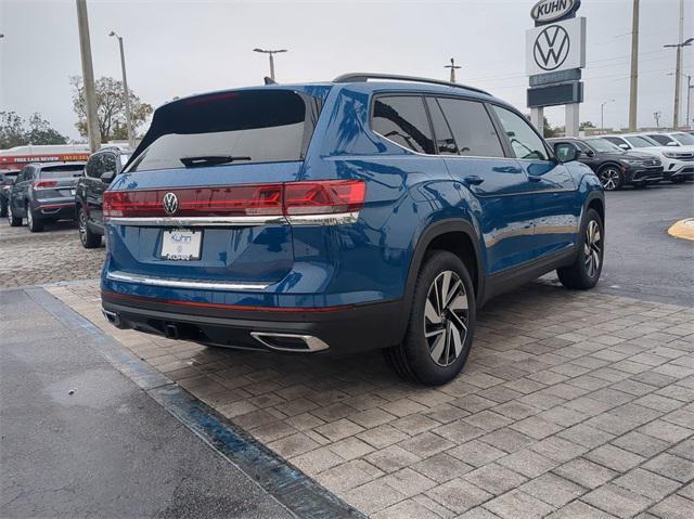 new 2025 Volkswagen Atlas car, priced at $43,013