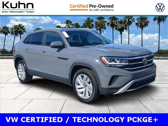 used 2021 Volkswagen Atlas Cross Sport car, priced at $25,870