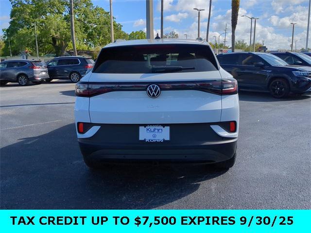 new 2025 Volkswagen ID.4 car, priced at $44,410