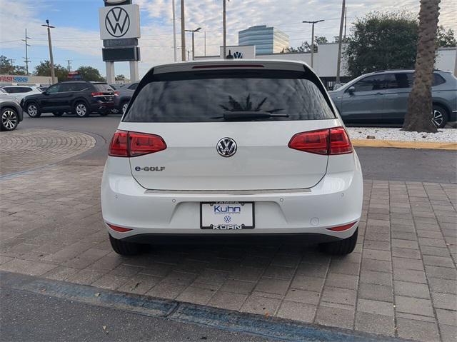 used 2016 Volkswagen e-Golf car, priced at $10,990