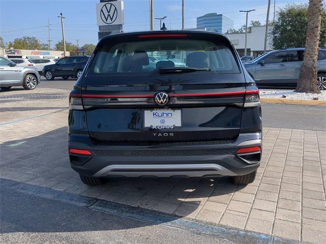 new 2025 Volkswagen Taos car, priced at $25,120