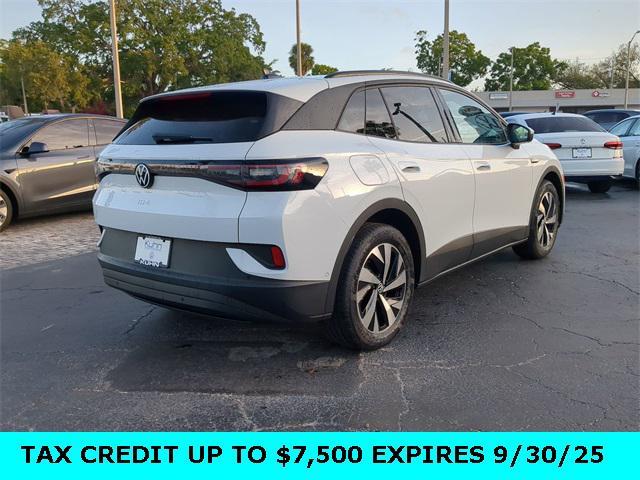 new 2025 Volkswagen ID.4 car, priced at $41,176