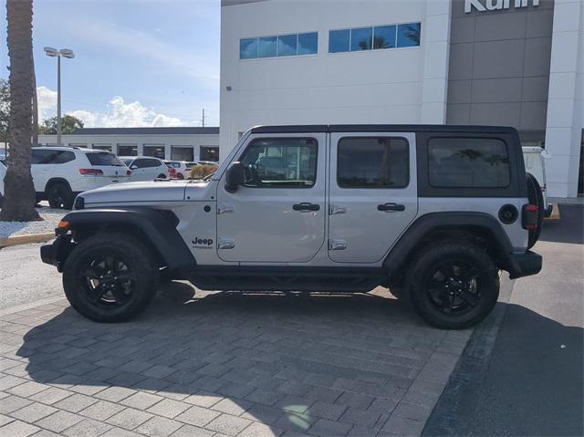 used 2021 Jeep Wrangler Unlimited car, priced at $29,875