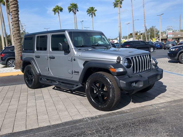 used 2021 Jeep Wrangler Unlimited car, priced at $29,875