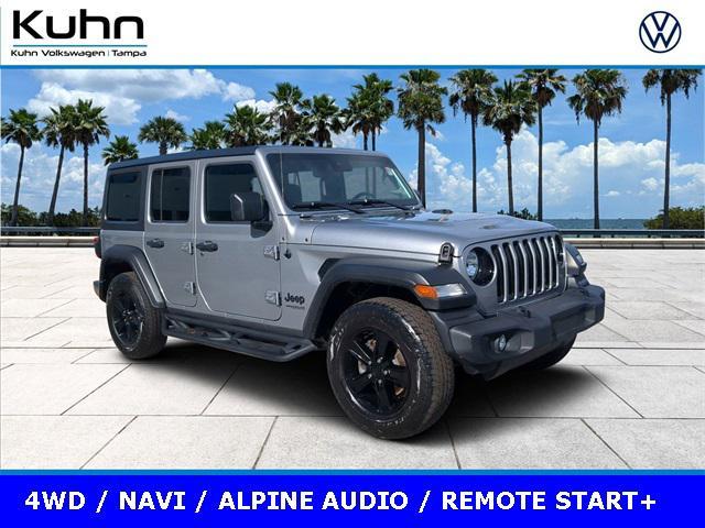 used 2021 Jeep Wrangler Unlimited car, priced at $29,875