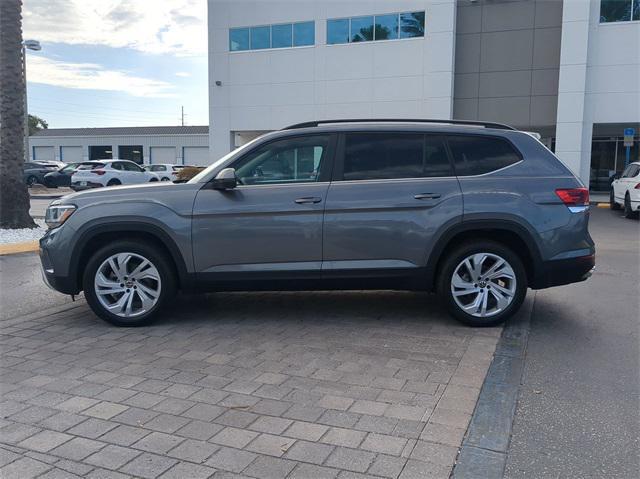 used 2021 Volkswagen Atlas car, priced at $24,500