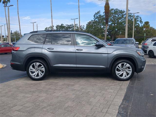 used 2021 Volkswagen Atlas car, priced at $24,500