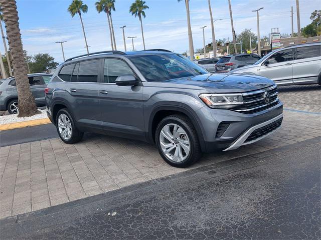 used 2021 Volkswagen Atlas car, priced at $24,500