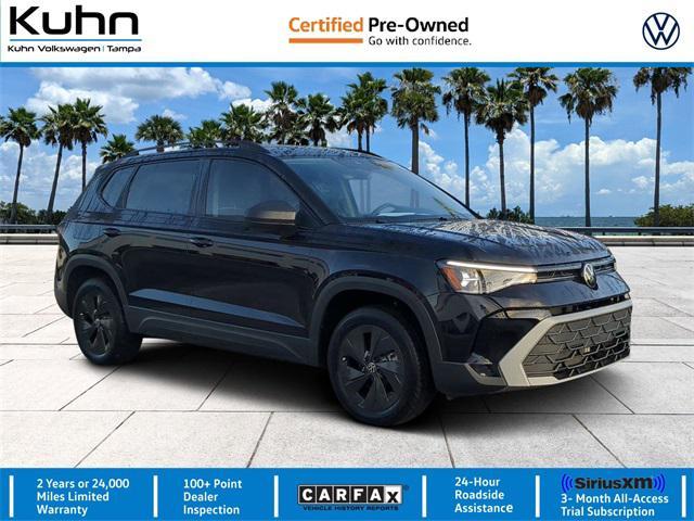 used 2025 Volkswagen Taos car, priced at $22,750