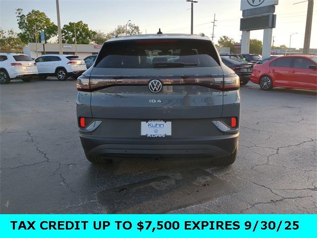 new 2025 Volkswagen ID.4 car, priced at $57,222