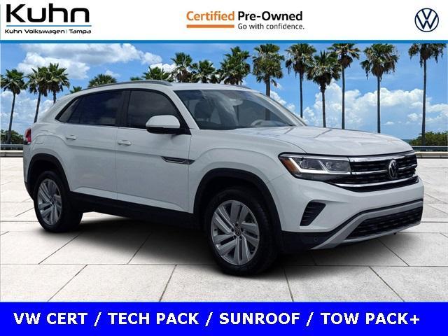 used 2021 Volkswagen Atlas Cross Sport car, priced at $29,990