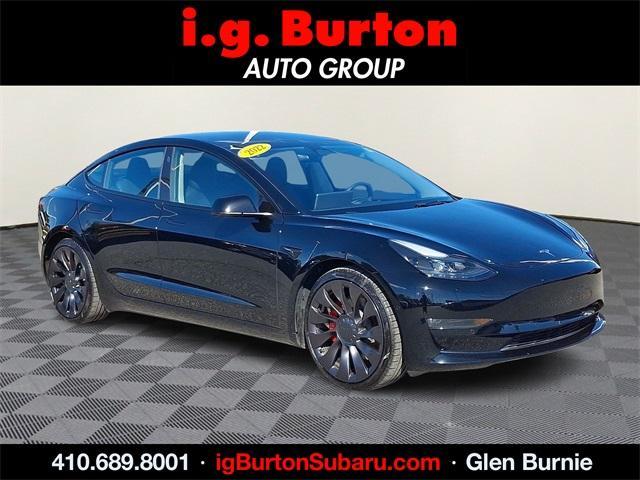 used 2022 Tesla Model 3 car, priced at $29,658