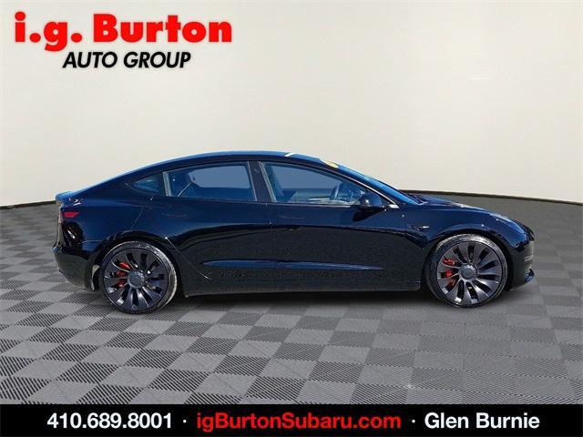 used 2022 Tesla Model 3 car, priced at $29,658