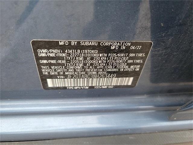 used 2022 Subaru Crosstrek car, priced at $21,996