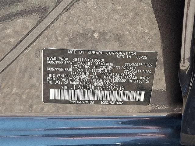 new 2025 Subaru Crosstrek car, priced at $30,147