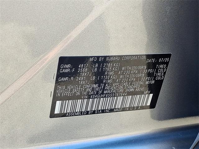 new 2025 Subaru Crosstrek car, priced at $31,799