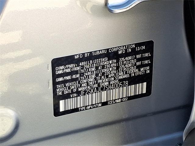 new 2025 Subaru Forester car, priced at $39,463