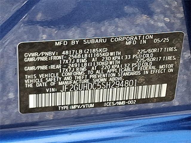 new 2025 Subaru Crosstrek car, priced at $30,381