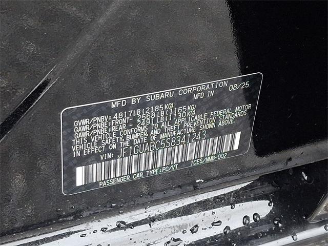 new 2025 Subaru Impreza car, priced at $24,897