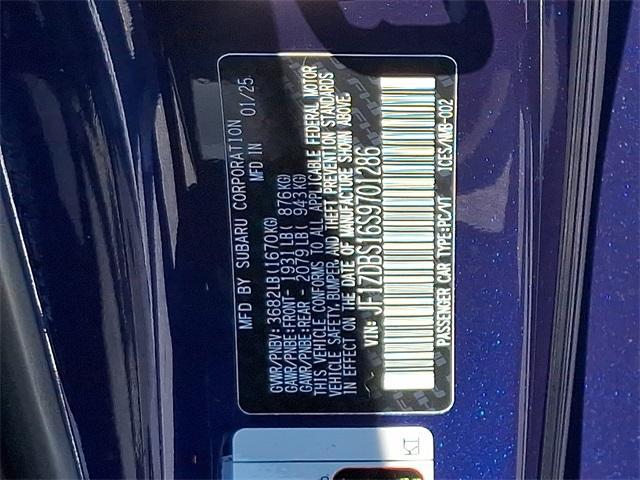 new 2025 Subaru BRZ car, priced at $38,531