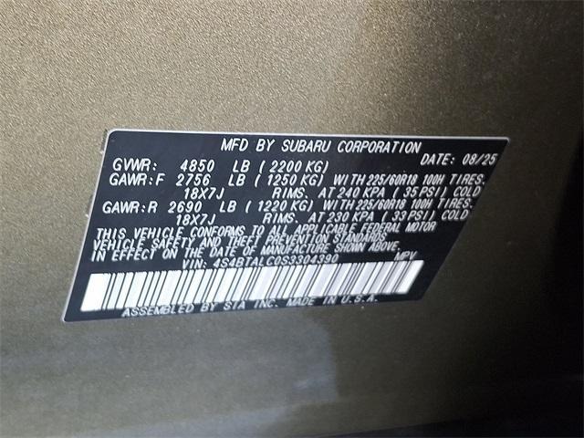 new 2025 Subaru Outback car, priced at $37,468