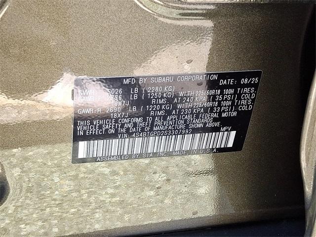 new 2025 Subaru Outback car, priced at $43,861
