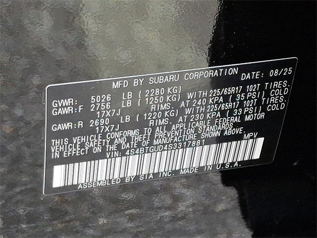 new 2025 Subaru Outback car, priced at $42,603