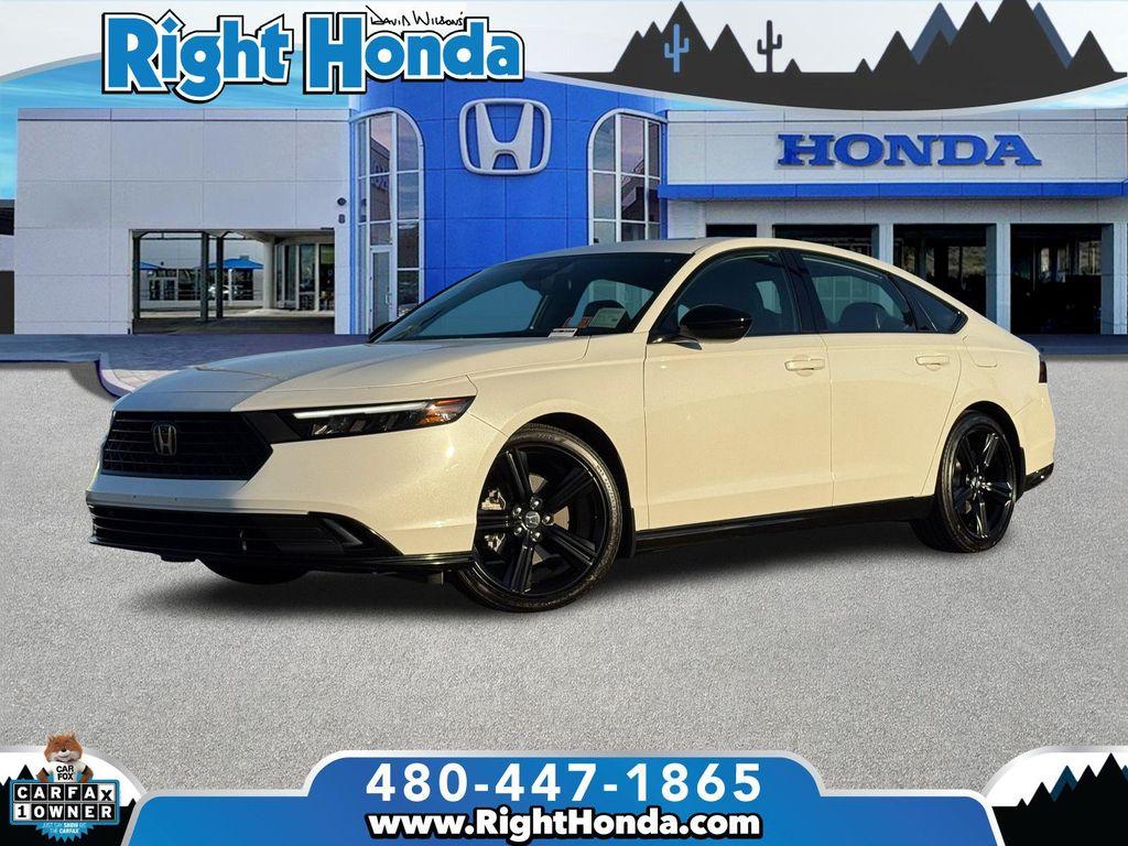 used 2024 Honda Accord Hybrid car, priced at $27,632