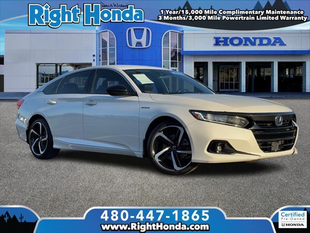 used 2022 Honda Accord Hybrid car