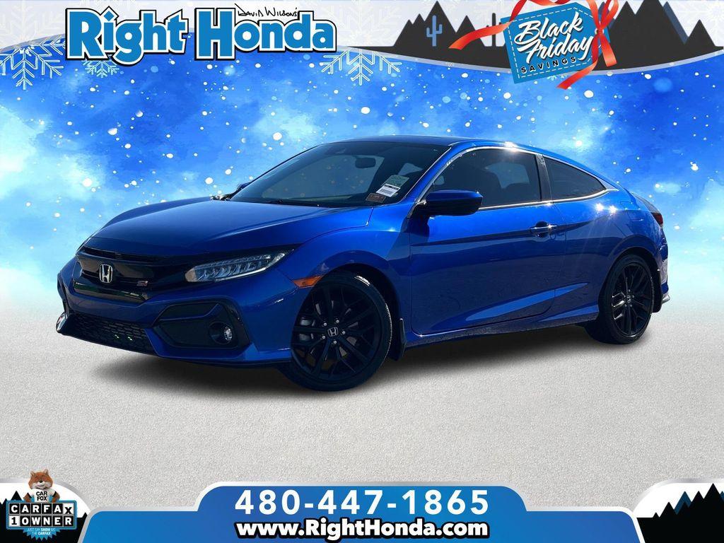 used 2020 Honda Civic Si car, priced at $22,998