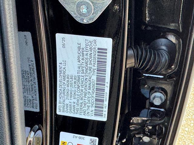new 2025 Honda Accord Hybrid car, priced at $35,021
