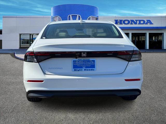 new 2025 Honda Accord car, priced at $28,959