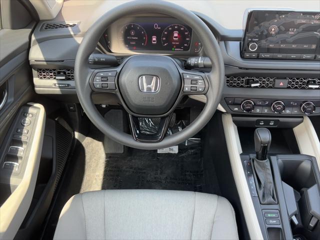 new 2025 Honda Accord car, priced at $30,996