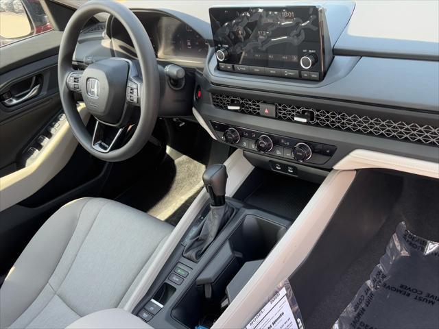 new 2025 Honda Accord car, priced at $30,996