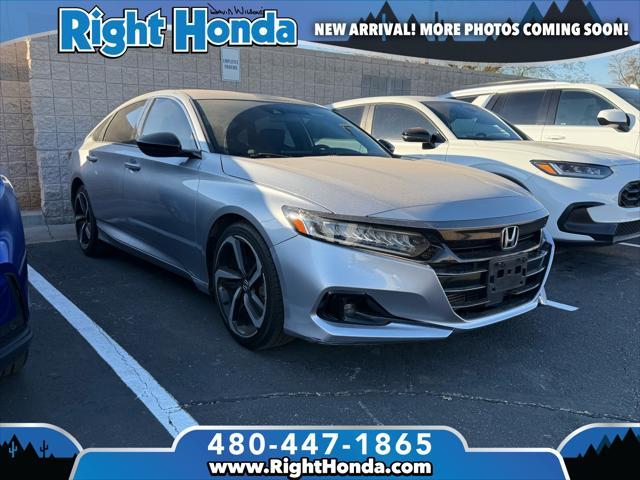 used 2021 Honda Accord car, priced at $19,988