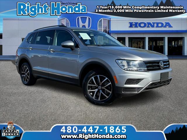 used 2021 Volkswagen Tiguan car, priced at $20,088