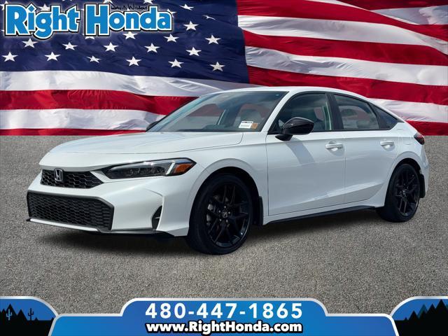 new 2025 Honda Civic Hybrid car, priced at $30,604