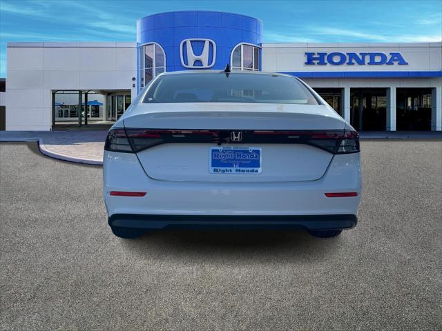 new 2025 Honda Accord car, priced at $33,154