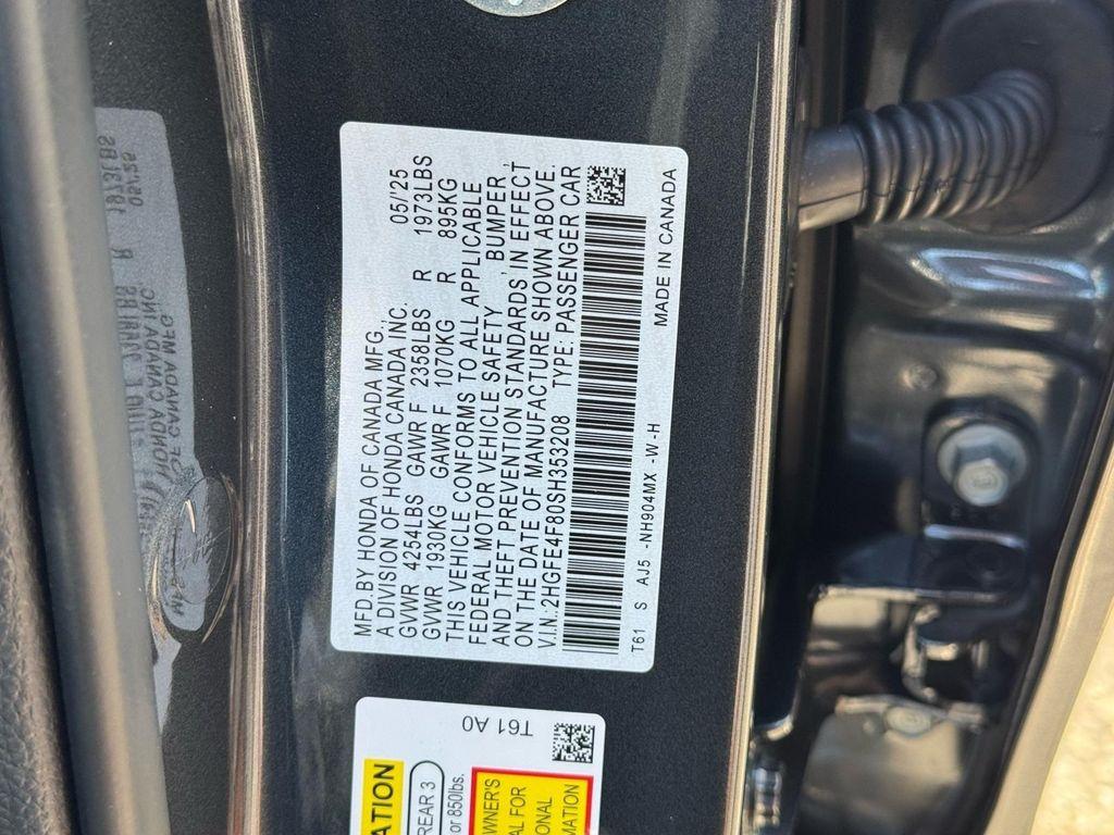 new 2025 Honda Civic Hybrid car, priced at $31,419