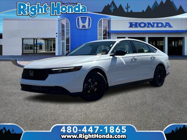 new 2025 Honda Accord car, priced at $30,996