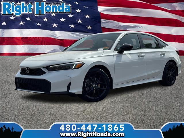 new 2025 Honda Civic Hybrid car, priced at $29,449