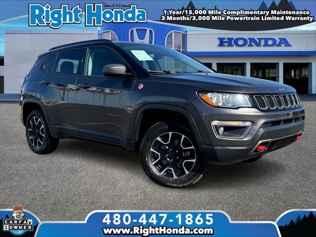 used 2021 Jeep Compass car, priced at $18,888