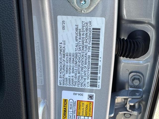 new 2025 Honda Accord car, priced at $30,565