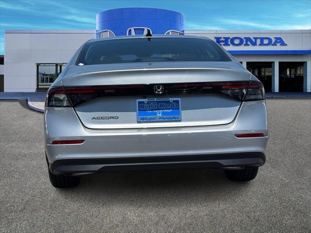 new 2025 Honda Accord car, priced at $30,565