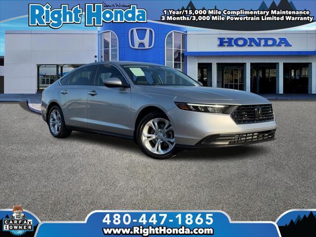 used 2024 Honda Accord car, priced at $25,388